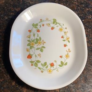 Strawberry Sundae Corelle Serving Platter 12.25x10